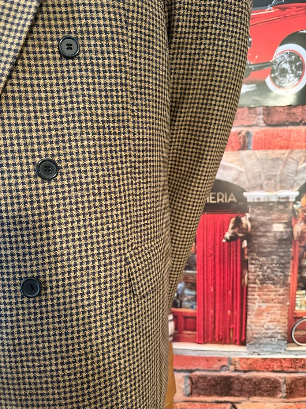 LEVETI Made in Italy Double Breasted Coat